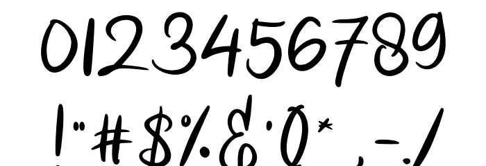 almanak FREE Font OTHER CHARS