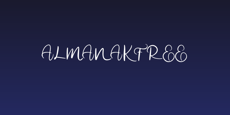 almanak FREE Social Header