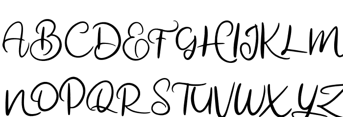 almanakFREE Font UPPERCASE