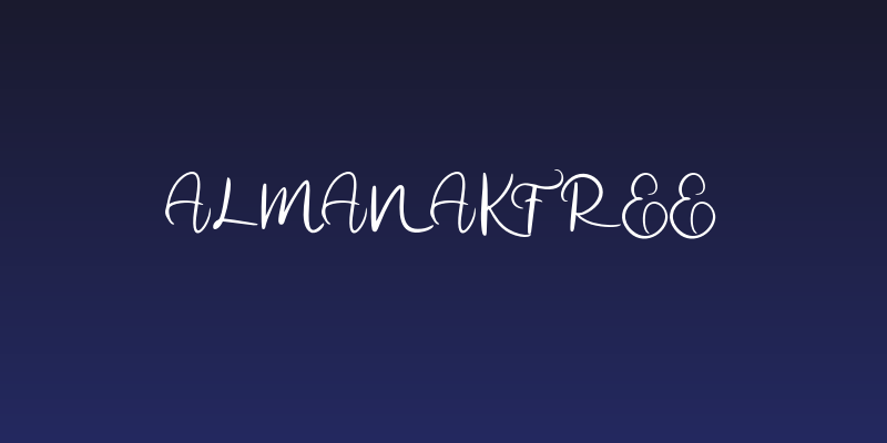 almanakFREE Social Header
