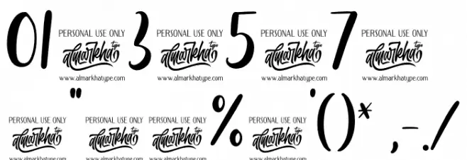 almeira Font OTHER CHARS