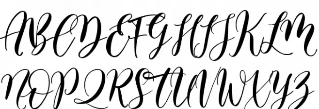 almond whisp Schriftart Groß