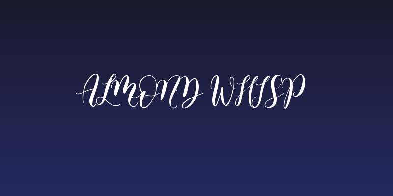 almond whisp Social Header
