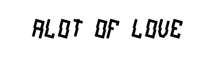 alot of love Font