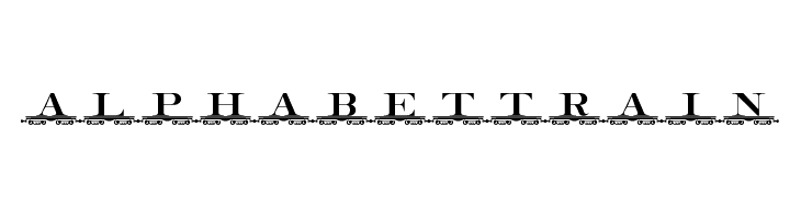 alphabettrain  Frei Schriftart Herunterladen