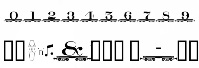 alphabettrain Schriftart Anderer Schreiben