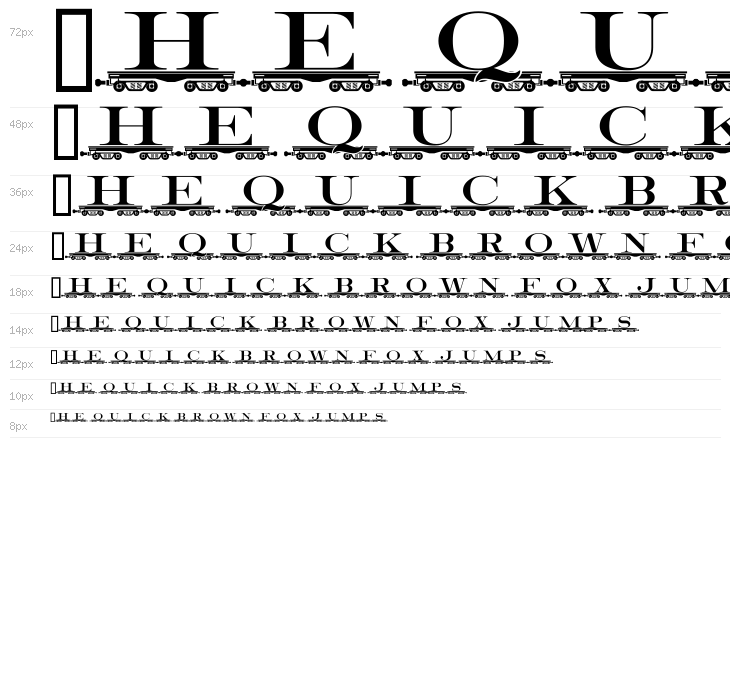 alphabettrain Waterfall