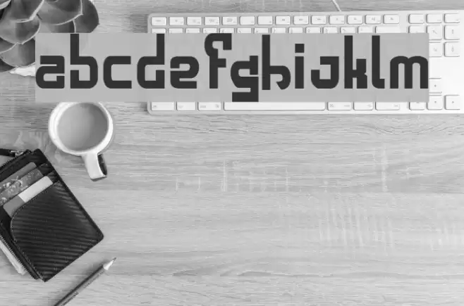 alphabold Schriftart examples