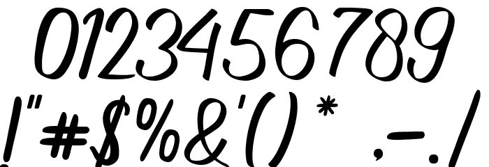 aluna Regular Font OTHER CHARS