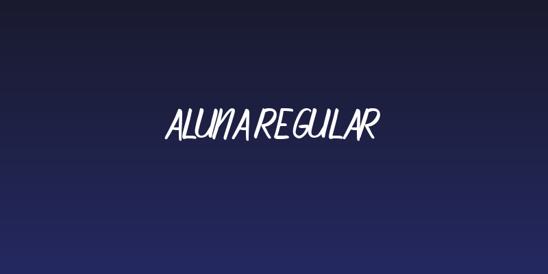 aluna Regular Social Header