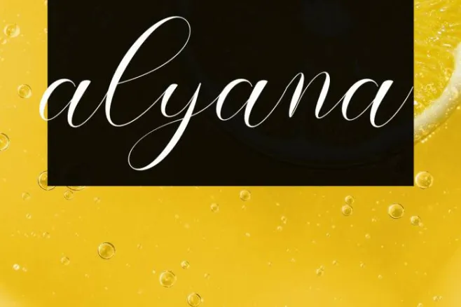 alyana Example 3