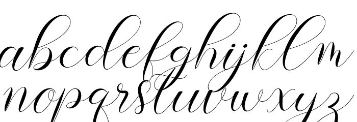 alyana Font LOWERCASE