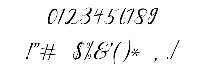 alysa scrip Font OTHER CHARS