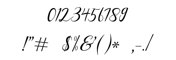 alysascrip Font OTHER CHARS