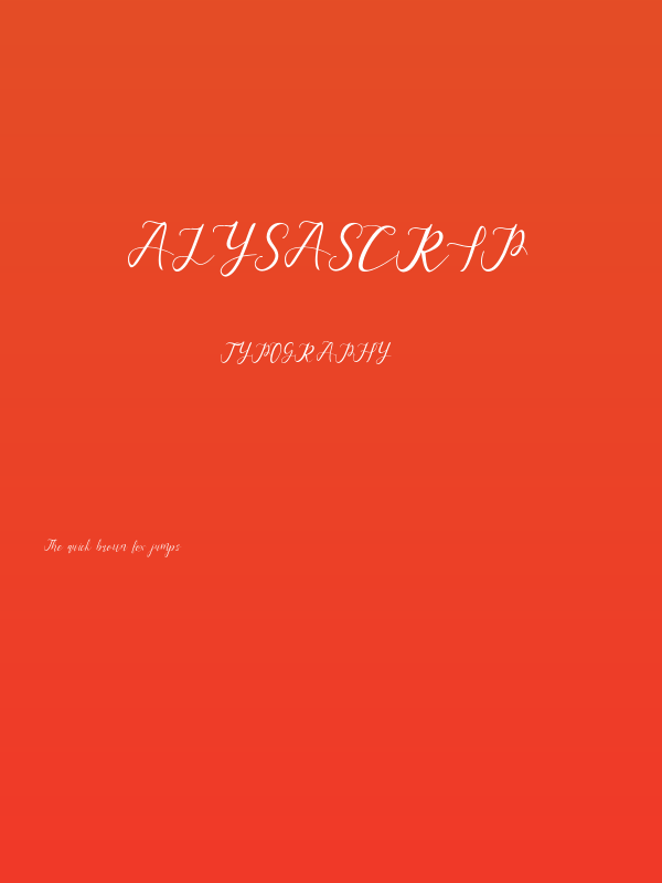 alysascrip Poster