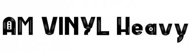 AM VINYL Heavy  Fuentes Gratis Descargar