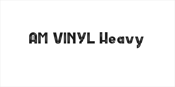 AM VINYL Heavy Logo