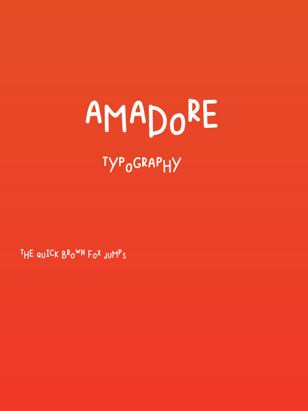 AMADORE Poster