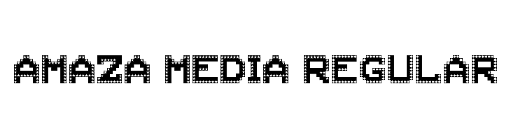 AMAZA MEDIA Regular Шрифта
