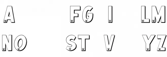 AMAZING FONTASY Schriftart Groß