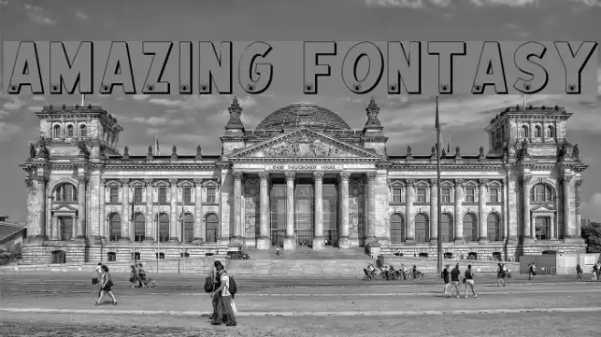 AMAZING FONTASY Font examples