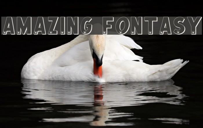AMAZING FONTASY Font examples