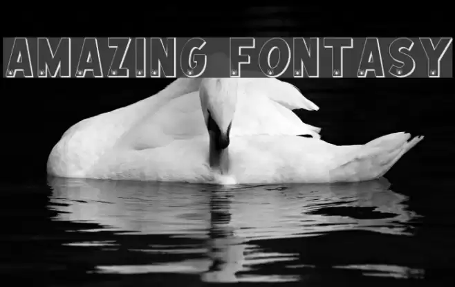 AMAZING FONTASY Font examples