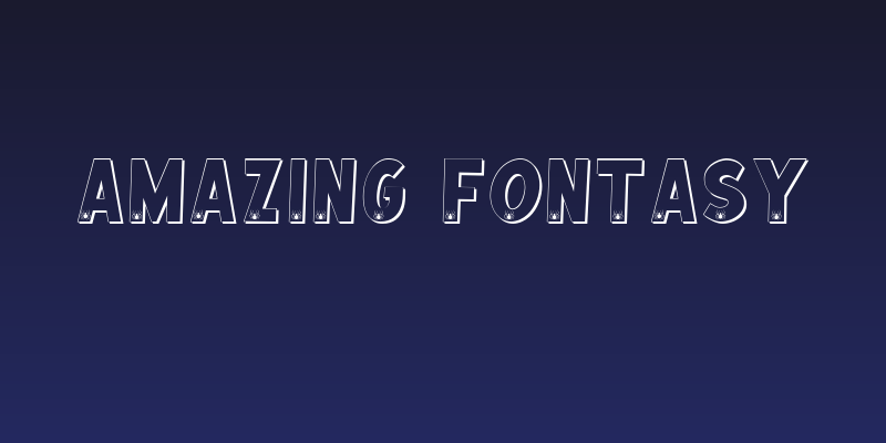 AMAZING FONTASY Social Header