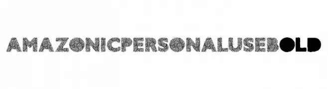 AMAZONIC PERSONAL USE Bold  Frei Schriftart Herunterladen
