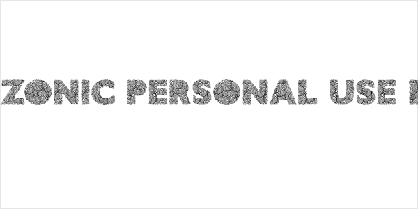 AMAZONIC PERSONAL USE Bold Logo