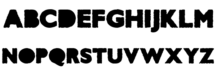 AMAZONIC PERSONAL USE Bold Font LOWERCASE