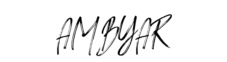 AMBYAR  baixar fontes gratis