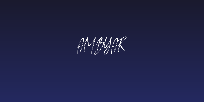 AMBYAR Social Header
