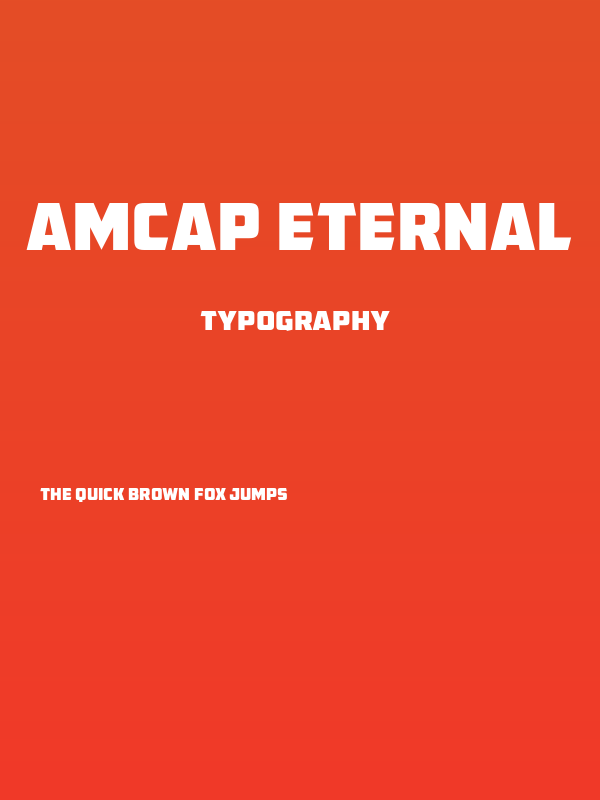 AMCAP Eternal Poster