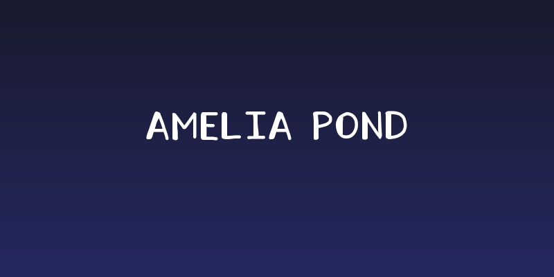 AMELIA POND Social Header