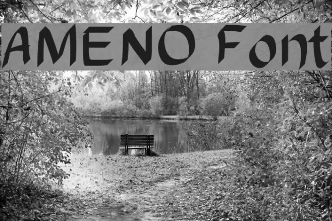 AMENO Font examples