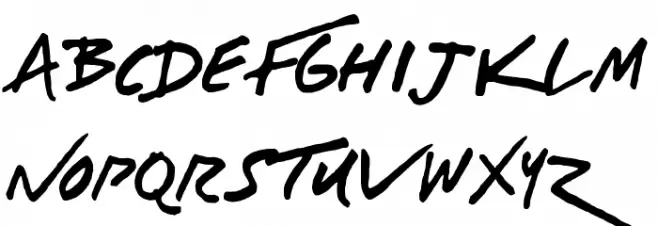 AMERIC_N auTHOrS Schriftart Groß