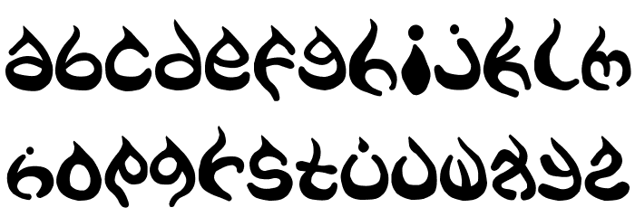 AME- Font LOWERCASE
