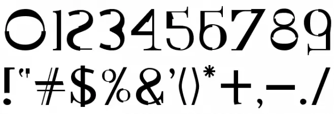 AMGaea Font OTHER CHARS