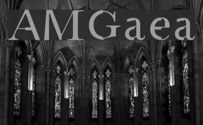 AMGaea Font examples