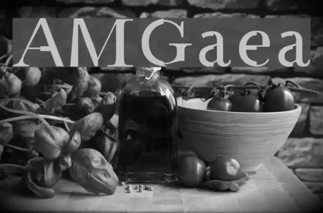 AMGaea Font examples