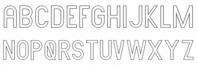 AMORICA SANS DEMO Stroke Font OTHER CHARS