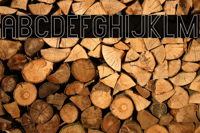 AMORICA SANS Stroke Font examples