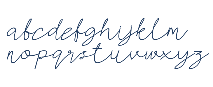 AMORICA SCRIPT DEMO Italic Lowercase