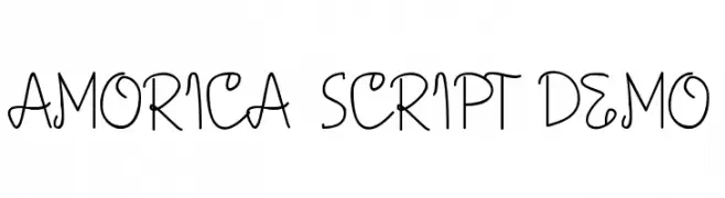 AMORICA SCRIPT DEMO  免费字体下载