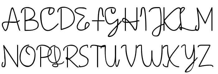 AMORICA SCRIPT DEMO Font OTHER CHARS