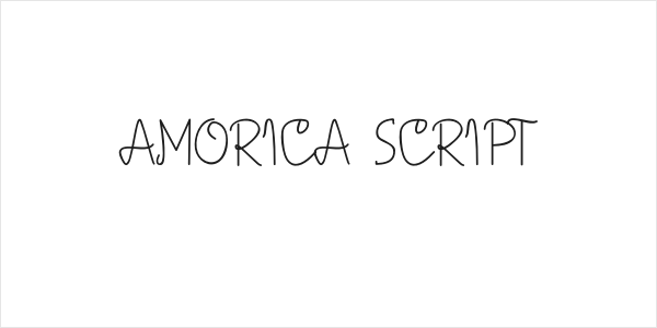 AMORICA SCRIPT Logo
