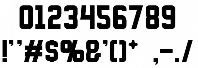 AMOUX Font OTHER CHARS