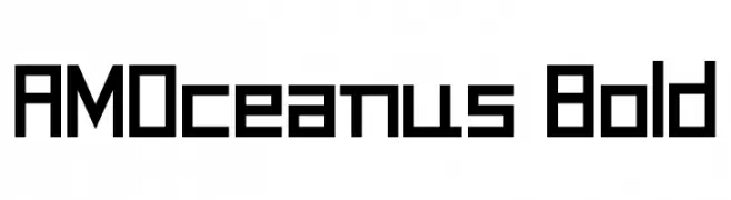 AMOceanus Bold  Descarca Fonturi Gratis