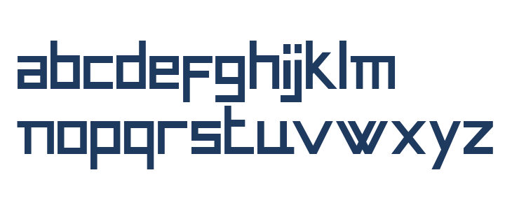 AMOceanus Bold Lowercase